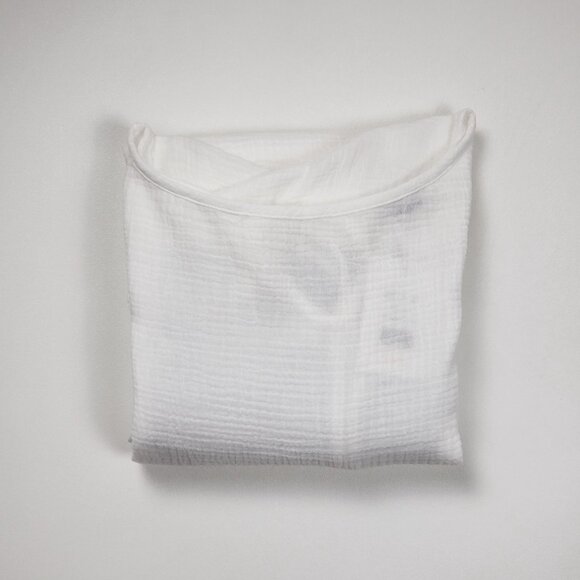 Andie Swim The Magdalena Kaftan Size S/M White Cotton Gauze Lightweight Cover-Up - Picture 15 of 16